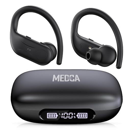 Rechargeable Bluetooth Hearing Aids for Seniors - Easy-to-Use Behind the Ear Sound Amplifier with Automatic Noise Cancelling - BTE Hearing Loss Aids for Adults Men & Women w/LED Charging Case