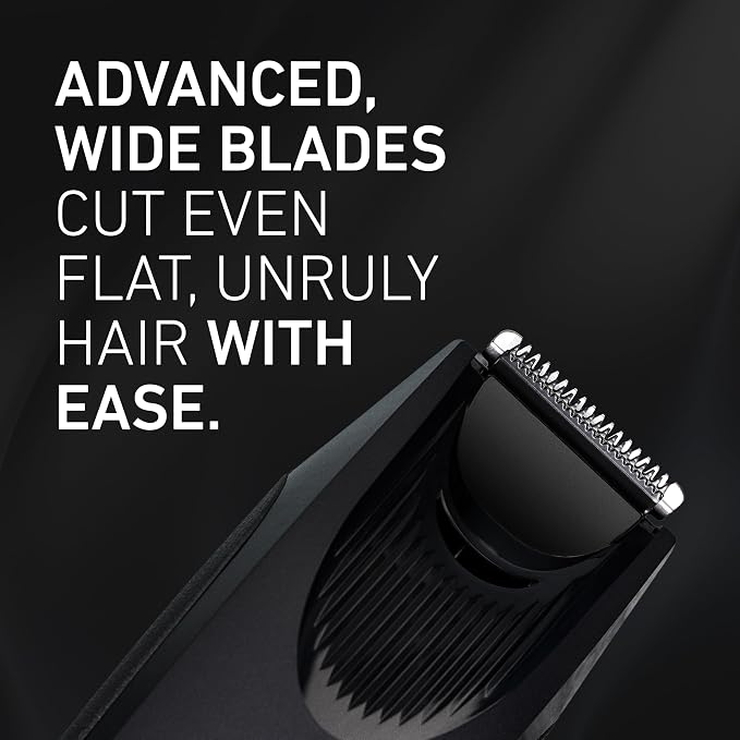 Panasonic Beard Trimmer for Men Cordless Precision Power Hair Clipper with Comb Attachment, 19 Adjustable Settings, Washable, ER-SB40-K, 0.5-10 mm Lengths