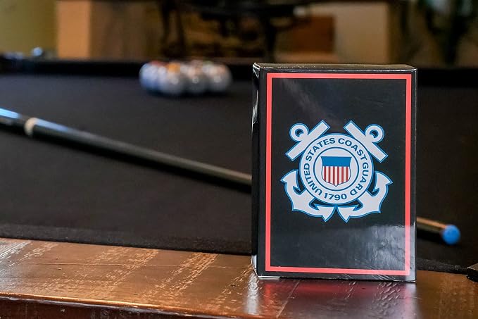 Military Gift Shop Coast Guard Playing Cards - Professional Quality USCG Deck of Cards - Coast Guard Gifts | Coast Guard Playing Cards