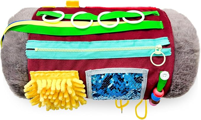 Fidget Blanket and Muff for Adults with Dementia, Fidget Blanket for Alzheimers Dementia Activities Products, Sensory Fidget Toys, Anxiety Relief