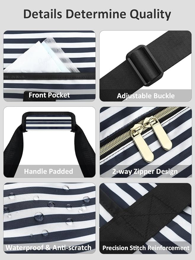 Expandable Travel Duffle Bags Weekender Overnight Bags for Women Men Hospital Bag for Women Labor Delivery with Toiletry Bag Waterproof