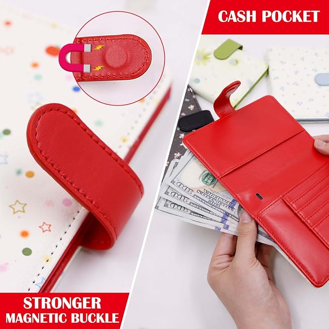 Melsbrinna Rfid Passport Holder for Travel women/Men, Cute Passport Wallet Rfid Blocking Card Slots, Rfid Passport Cover/CaseTravel Wallet, Passport Book Holder (1, apple red a)