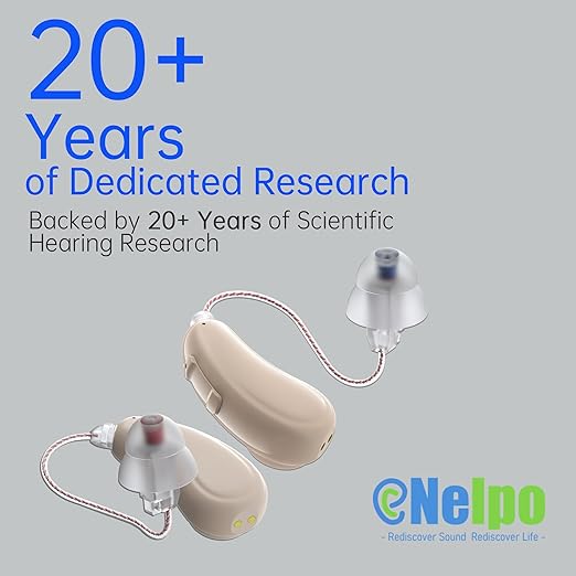 BH-R55-02 OTC Hearing Aids for Seniors with Bluetooth, AI Voice Enhancement, Noise Reduction & Feedback Control, Comfortable Hearing Aids for Adults with Mild to Moderate Hearing Needs