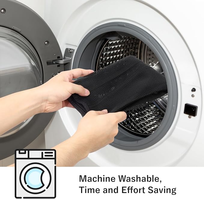 F-color 7-Pocket Mesh Shower Caddy - Hanging Shower Organizer for Cruise | Quick-Dry & See-Through Mesh for Toiletries, Fits Shower Rod Rings or Sticky Hooks for Bathroom & RV, Cruise Essentials 2026