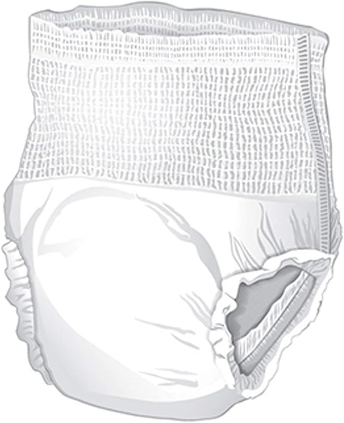 McKesson Classic Adult Incontinence Underwear, [18 Count], Light Absorbency, Large, 44-58 in. Unisex Bladder Leak Protection, Pull-On Style with Tear-Away Sides, Postpartum and Incontinence Support