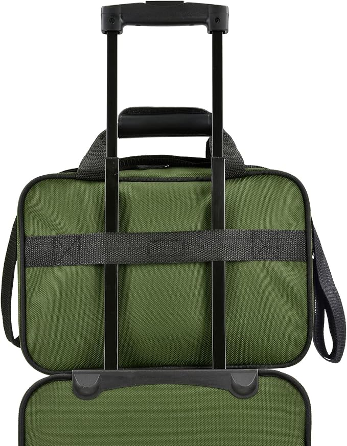 U.S. Traveler Rio 14" Travel Tote Bag, Lightweight 1200D Carry-On Bag for Women & Men