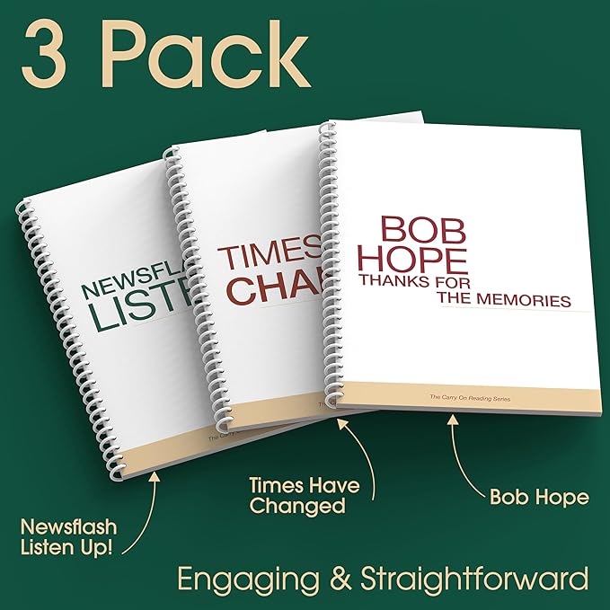 Keeping Busy Large Print Books for Seniors Funny Story Paperback Short Stories for Adults Dementia Books for Older Women & Men Dementia Activities to Keep Busy Alzheimers Activities (Set 2)
