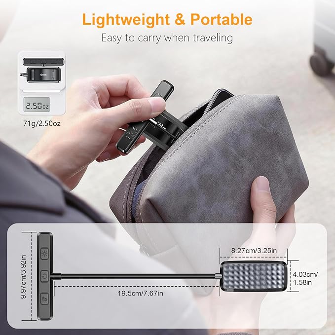 Gritin 2 Pack 19 LED Rechargeable Book Light for Reading in Bed | Eye Caring 3 Color Temps,Stepless Dimming Brightness,Memory Function,90 Hrs Runtime Lightweight Clip on Light-Black