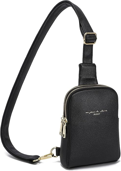 Lightweight Small Crossbody Sling Bag for Women | Mini Travel Purse,Multi-pocket with Card Slots,Durable Vegan Leather,Everyday Carry
