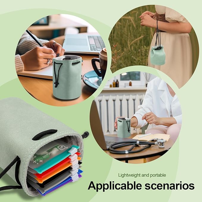 Weekly Travel Pill Organizer Pouch - Full Privacy Protection & Slim Reusable Design | Zippered BPA-Free Compartments, Color-Coded Medicine Storage | Fits Carry-Ons, Totes, Backpacks