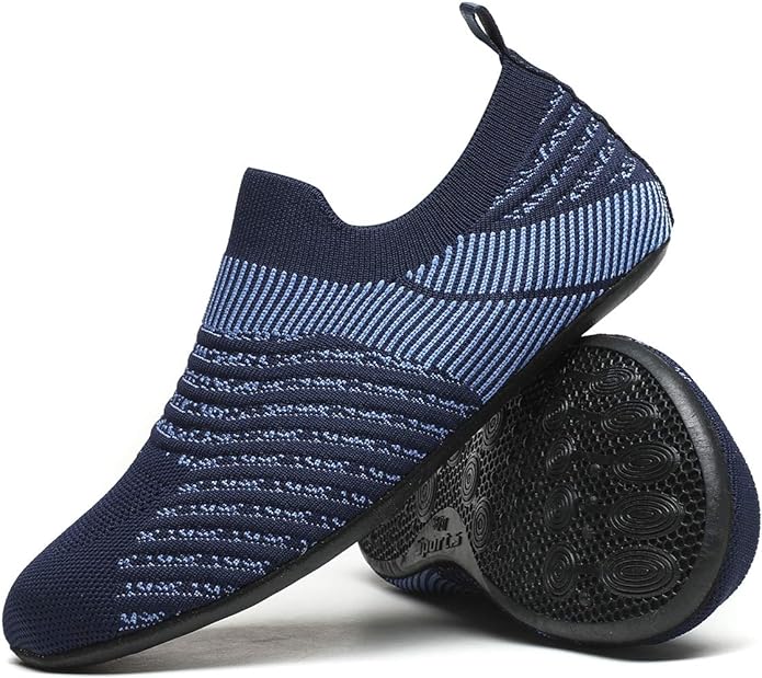 Adult Indoor House Slippers Socks Lightweight Non Slip Grip House Home Shoes for Women Men