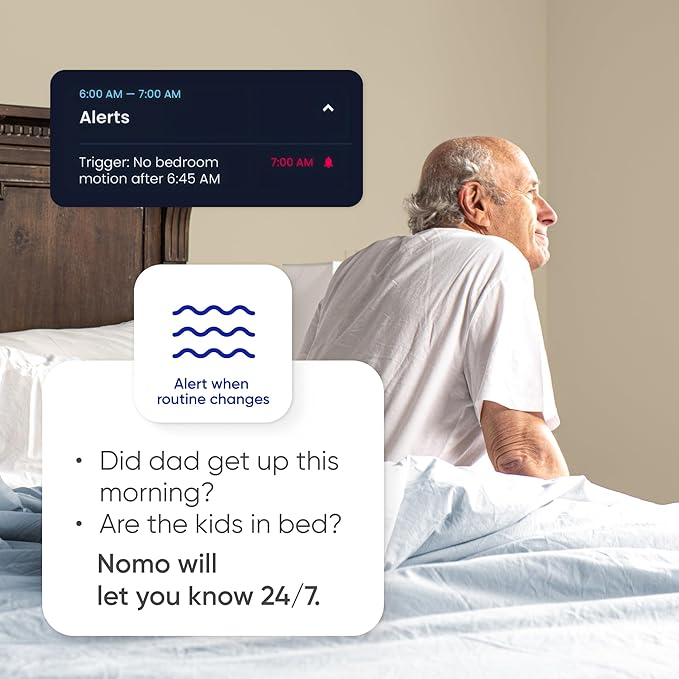 Satellite - Eliminate Dead Zones & Boost Signal - Motion & Light Detector - Works w/Nomo Smart Care System - 1 Pack