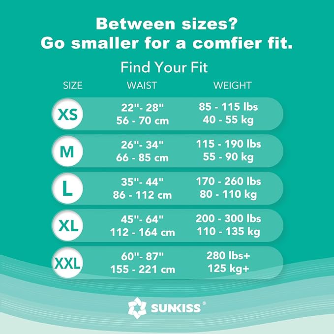 SUNKISS TrustPlus Adult Diapers with Maximum Absorbency, Unisex Disposable Incontinence Briefs with Tabs for Men and Women, Odor Control, XLarge, 60 Count (4 Packs of 15)