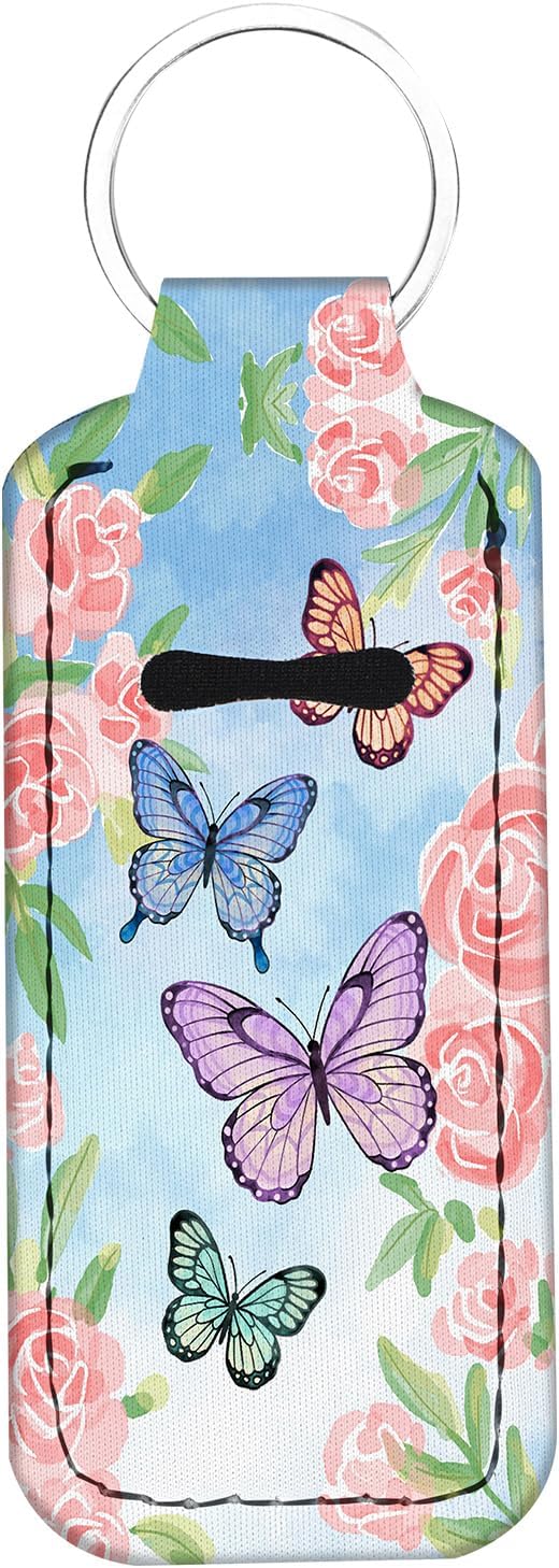 Chapstick Holder Keychain Lip Balm Holder with Clip