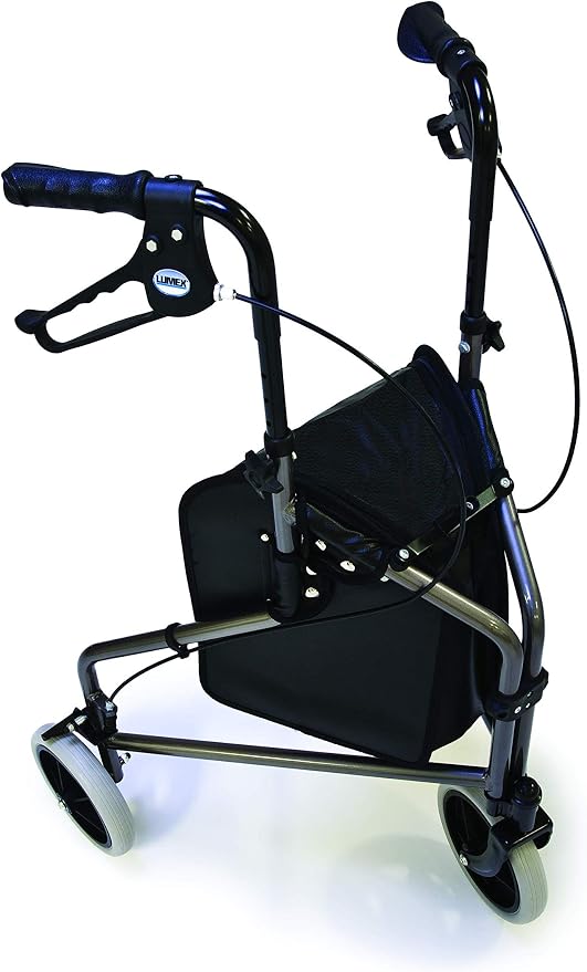 Lumex 3 Wheel Cruiser - Lightweight & Narrow Three Wheel Walkers for Seniors & Tight Spaces