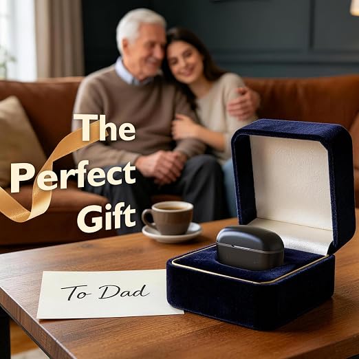 Rechargeable OTC Bluetooth Hearing Aids for Seniors, App Control | Mild to moderate hearing loss, invisible, power with up to 24 hours per charge