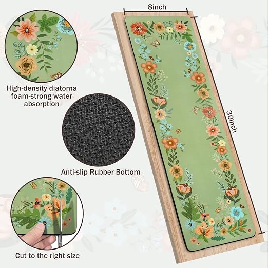 Non Slip Carpet Stair Treads for Wooden Steps Indoor, 15 Pack Stair Runners Covers Staircase Step Rugs Stair Mats for Kids Elders and Dog