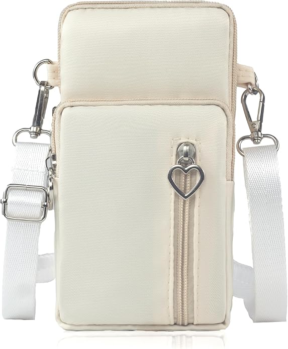 Small Crossbody Bag for Women - Mini Phone Purses with Crossbody Strap and Wallet - Nylon Arm Bag