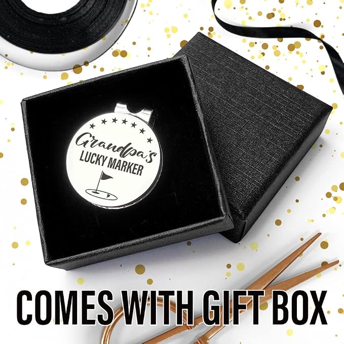 QVUXZ Golf Ball Marker Gifts for Men Women Golfers, Golf Lover Birthday Christmas, Golfing Gifts for Boyfriend Him