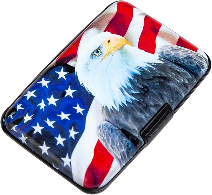 Credit Card Holder Small RFID Blocking Wallet Business Metal Slim Mini Aluminum Hard Case for Women Men