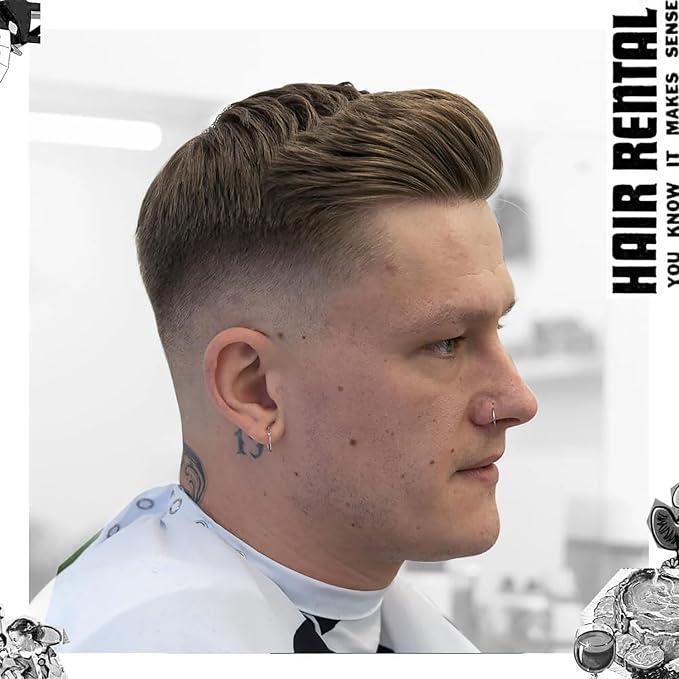 Uppercut Deluxe Quiff Roller Hair Brush for Men and Women – Round Styling Brush for Volume, Lift & Pompadour Styles – Blow Dry Quiff Roller with Ball Tip Bristles, Non-Slip Grip, Barber Styling Tool