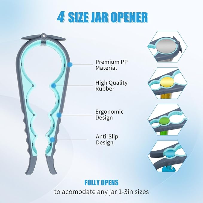 Jar Opener Gripper For Seniors With Arthritis