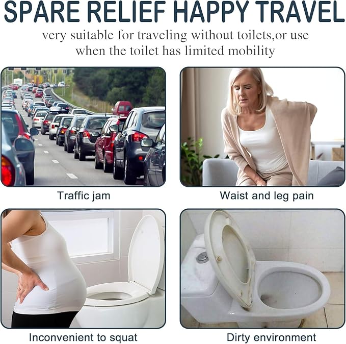 Female Urination Device, Reusable Female Urinal Silicone Women Pee Funnel | Women to Pee Standing Up, The Perfect Companion for Camping,Travel travel outdoor, folds compact, easy rinse