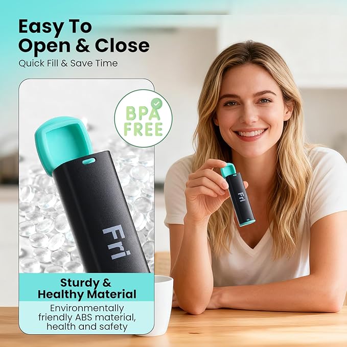 Weekly Pill Organizer 2 Times a Day - 7 Day AM PM Pill Box Large Travel Pill Case, Daily Pill Container Dispenser for Vitamins, Supplements, Fish Oils, Medication Storage Pill Holder, Black