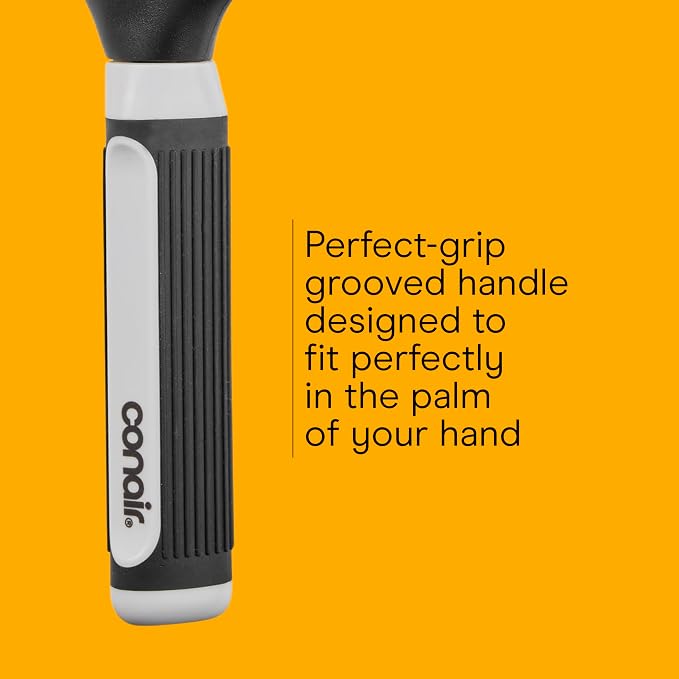 Conair Salon Results Detangling Hairbrush - For Men and Women, All Hair Types with Nylon Bristles