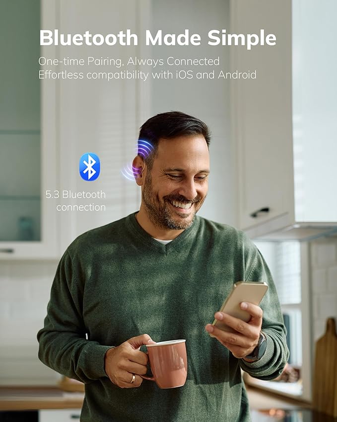 ELEHEAR-Beyond OTC Rechargeable Hearing Aids for Seniors and Adults with Bluetooth Enabled & App Control, AI Noise Cancelling for Tinnitus Relief