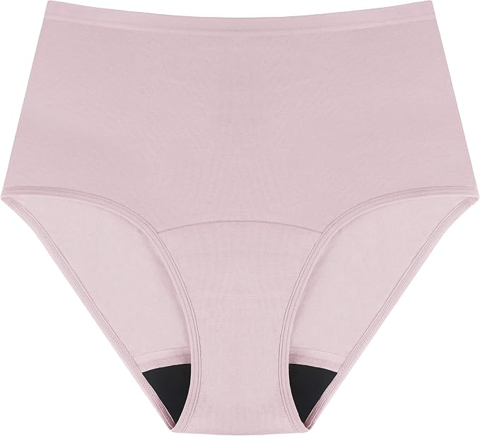 AIRCUTE Washable Urinary Incontinence Protective Underwear for Women Leak Proof Absorbent Reusable Panties 60ML 1 Pack (Dusk, X-Large)