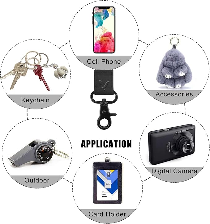 Yiflin Cute Wrist Lanyard for Keys, Keychain, Wallet, Id Holder, Cell Phone, Wristlet Lanyard Key Chain Holder（Spring Butterfly）