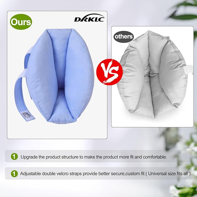 Heel Protectors Cushion for Pressure Sores,Adjustable Foot Support Boot Surgery Recovery Supplies for Elderly Bedridden Pressure Ulcer Cushion Ankle Pillow for Bed, Wheelchairs (1 Piece)