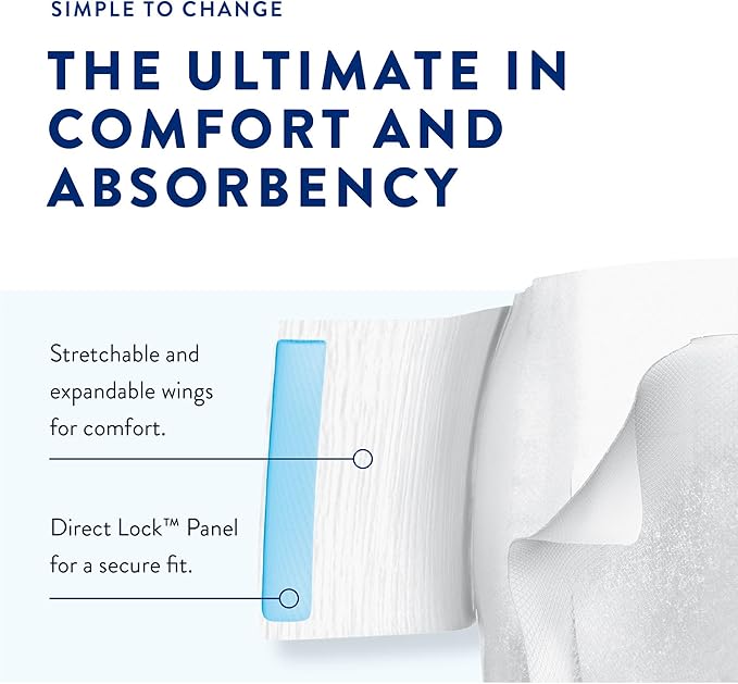 Prevail Air Adult Incontinence Brief Size 2 / Large Heavy Absorbency Breathable, PVBNG-013CA, 18 Ct