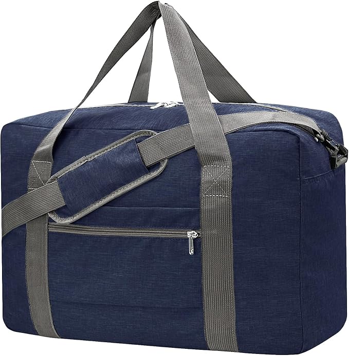 For Spirit Airlines Personal Item Bag 18x14x8 Foldable Carry on Bags for Airplanes Travel Duffel Bags for Women and Men