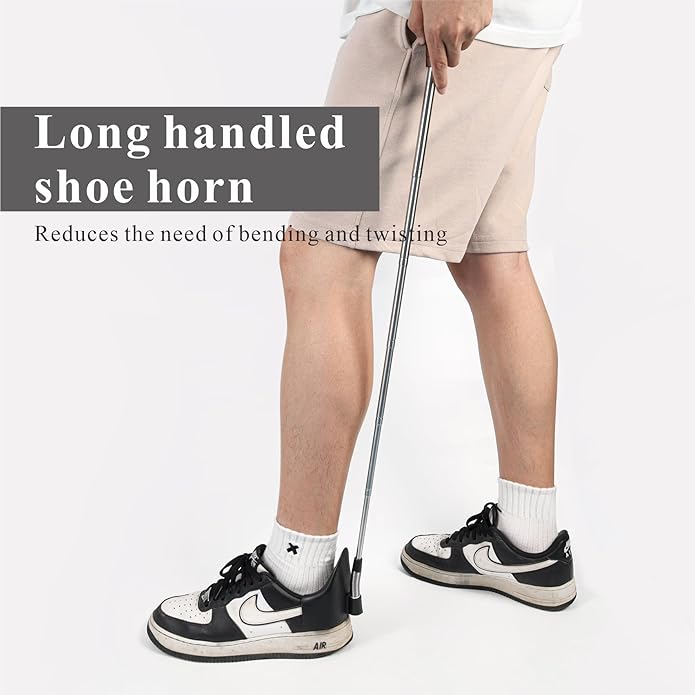 Shoe Horn Long Handle for Seniors-10-31 Telescopic Shoehorns For Men Pregnant Woman Gifts Elderly Dad