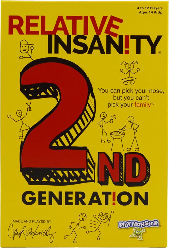 Relative Insanity by Jeff Foxworthy - Multi-Player Card Games for Family Night, Ages 14+