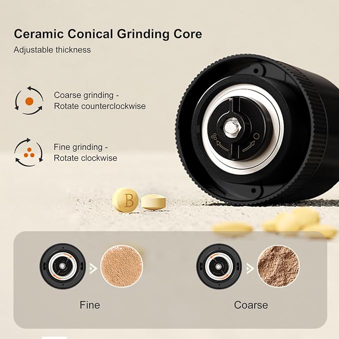 Pill Crusher,3-in-1, Pill Grinder for Fine Powder, Effortless Medication Pulverizer & Splitter with Storage Cup, Arthritis Friendly for Elderly, Pets