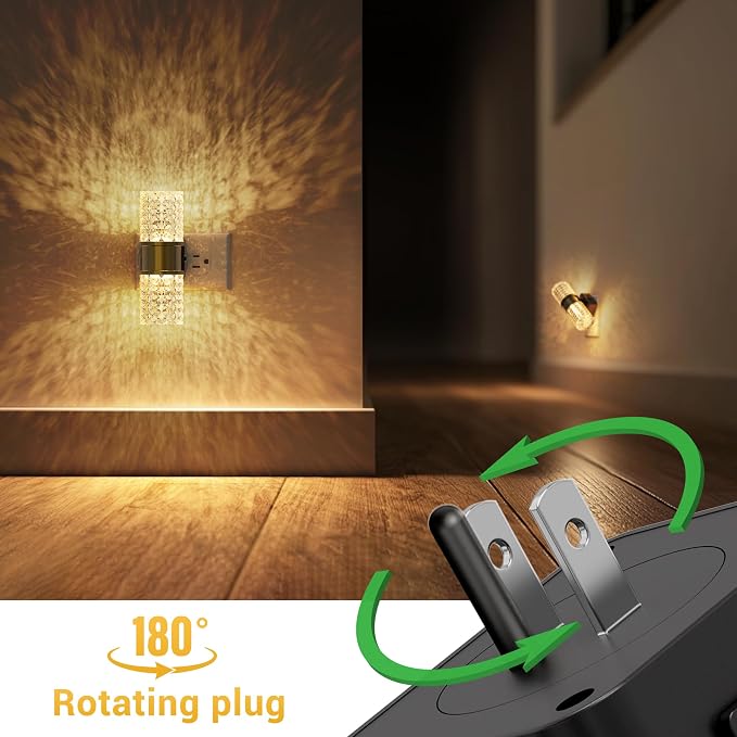 L LOHAS LED Night Light, Dimmable Night Lights Plug into Wall | 0-100LM Adjustable Brightness LED Night Light, Automatic Night Lights Plug in, Auto Light Sensor, Bedroom Hallway Home Decor