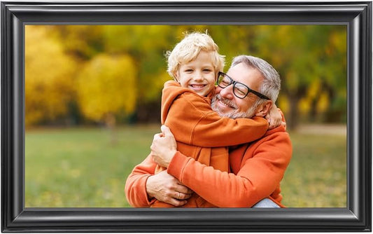 16 Inch Large Digital Picture Frame, Canupdog WiFi Digital Photo Frame with 1920 * 1080 IPS Touchscreen, 32GB Storage, Auto-Rotate, Wall Mountable, Easy Setup, Slideshow Photos and Videos
