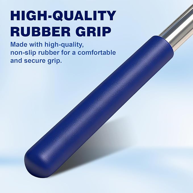 Golf Ball Retriever Telescopic for Water, 9/12/15/20Ft GolfBall Grabber Tool, Golf Accessories Gifts for Men, Women & Golfers, Golf Balls Picker with Stainless Steel Shaft & Rubber Grip