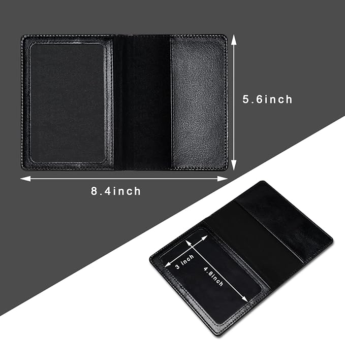 2 Pcs Passport Holders，Ultra Slim Passport Wallet for Travel Essentials | PU Leather Passport Cover for Women and Men (Dark Blue & Rose Gold)