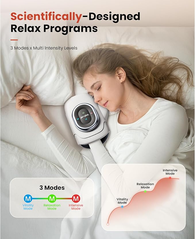 BOB AND BRAD Hand Massager with Heat and Compression, Individual Fingers, FSA-HSA Eligible, Cordless Portable HandSpa Pro Hand Massager for Arthritis and Carpal Tunnel, Pain Relief, Christmas Gift