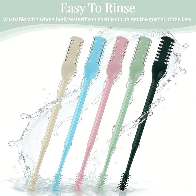 2026 Upgraded 2-in-1 Nasal Hair Cutter, 360° Rotating Double-Sided Blade, Washable Portable Grooming Tool for Men & Women, Travel Essential (Colorful-5PCS)