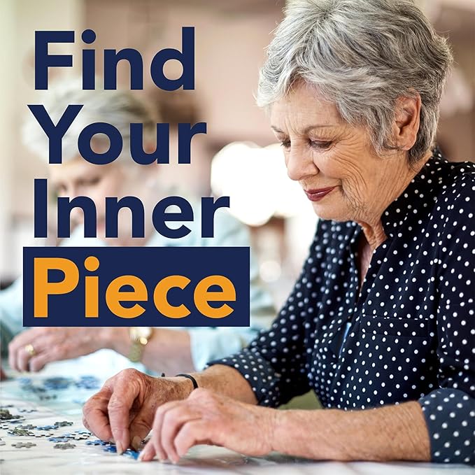 Bits and Pieces Large Piece Puzzles for Seniors, 10 in. x 13 in. Rustic Retreat Puzzle - 35 pc Extra Large Pieces Puzzles for Dementia Seniors, Alzheimer Puzzle Memory Aids for Seniors with Dementia