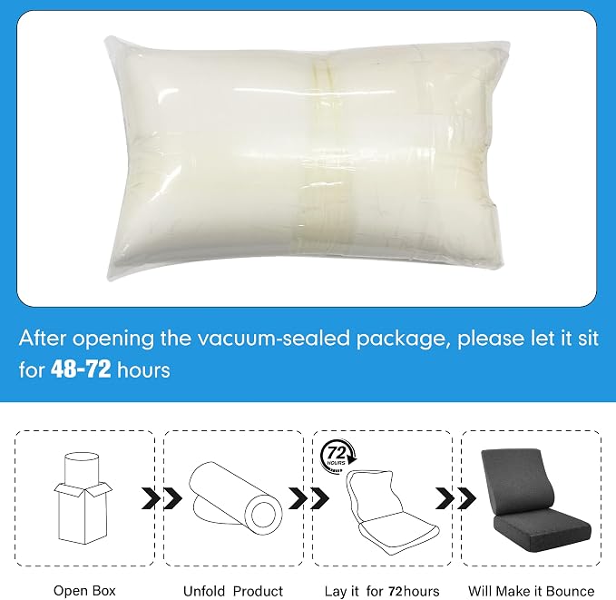 2-in-1 Recliner Cushions for Elderly Egg Crate Foam Seat Cushion and Ergonomic Back Support Pillow Non-Slip Recliner Cushions for Long Sitting Reduces Muscle Fatigue, Gray
