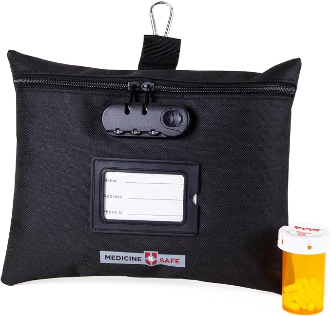 MEDICINE RX SAFE Medication Travel Bag