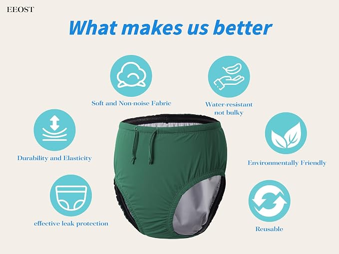 Adult Reusable Swim Diapers Special Needs Swimwear for Incontinence | Adult reusable swim diaper with waterproof leakproof cover for incontinence and pool use
