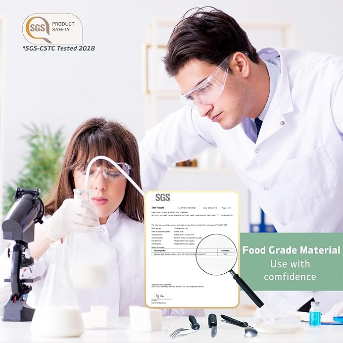 3-Piece Adaptive Utensils Set - 42° Angled Parkinsons Utensils, 2.5 oz Weighted Utensils for Tremors and Parkinsons Patients, Easy Grip Weighted Silverware for Hand Tremors (Left-Handed)