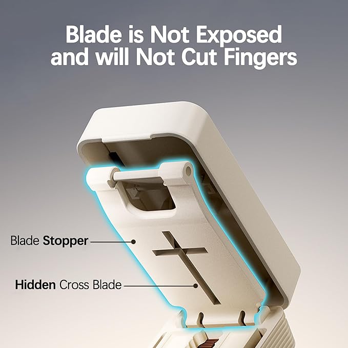 Pill Cutter Splitter for Small and Tiny Pills, 1/2 1/4 Pill Cutter for Small or Large Pills, Pill Splitter for Multiple Pills at a Time with Centering Device and Stainless Steel Blade (Green)